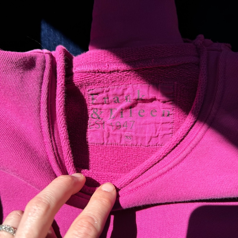 Frank and Eileen sweatshirt, XS, Magenta